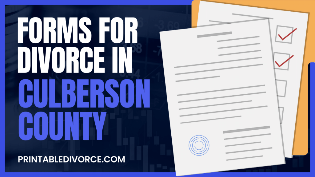 Culberson County Divorce Forms