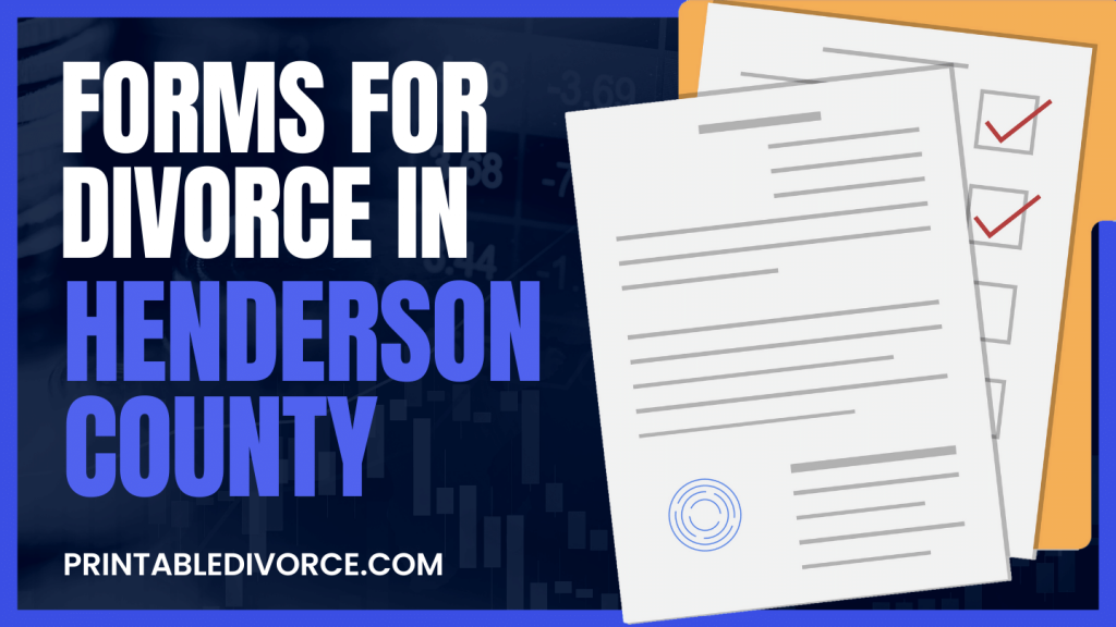Henderson County Divorce Forms